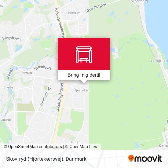 Skovfryd (Hjortekærsvej) kort