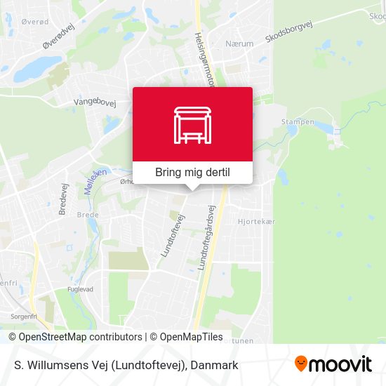 S. Willumsens Vej (Lundtoftevej) kort
