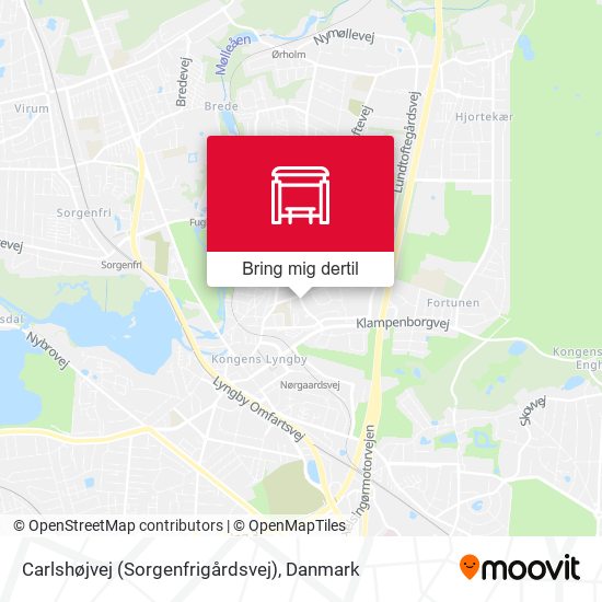 Carlshøjvej (Sorgenfrigårdsvej) kort