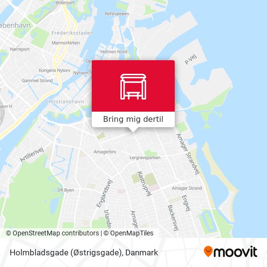 Holmbladsgade (Østrigsgade) kort