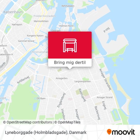 Lyneborggade (Holmbladsgade) kort