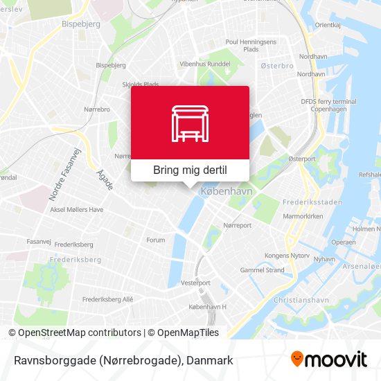 Ravnsborggade (Nørrebrogade) kort