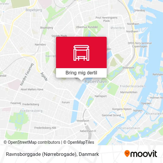 Ravnsborggade (Nørrebrogade) kort