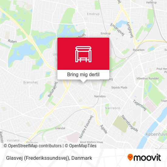 Glasvej (Frederikssundsvej) kort