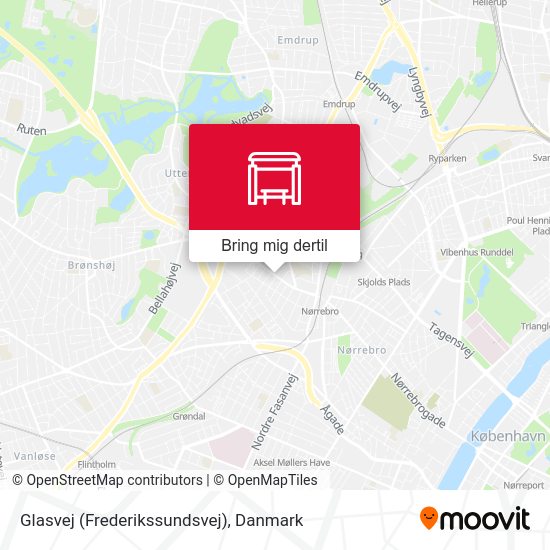 Glasvej (Frederikssundsvej) kort