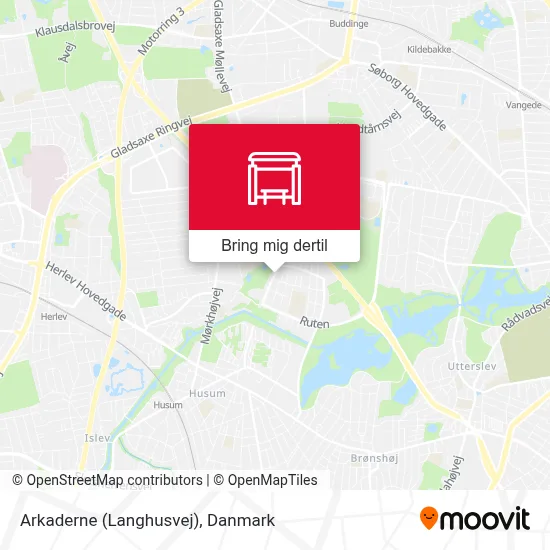Arkaderne (Langhusvej) kort