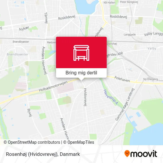 Rosenhøj (Hvidovrevej) kort