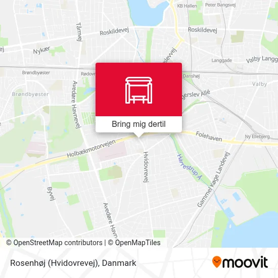 Rosenhøj (Hvidovrevej) kort