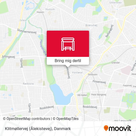 Klitmøllervej (Ålekistevej) kort