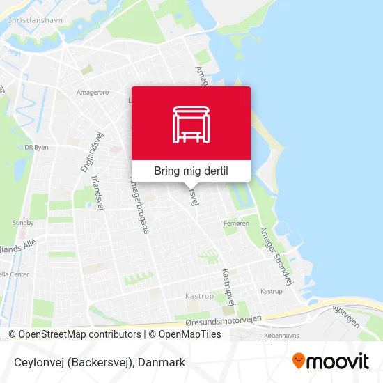 Ceylonvej (Backersvej) kort