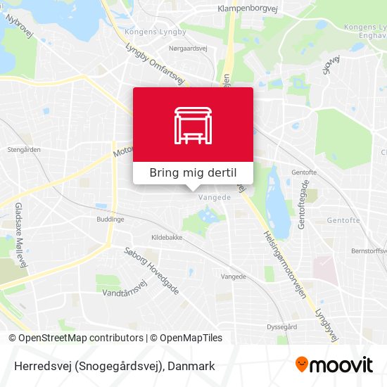 Herredsvej (Snogegårdsvej) kort