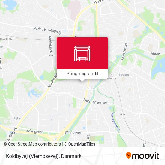 Koldbyvej (Viemosevej) kort