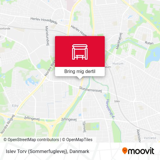 Islev Torv (Sommerfuglevej) kort