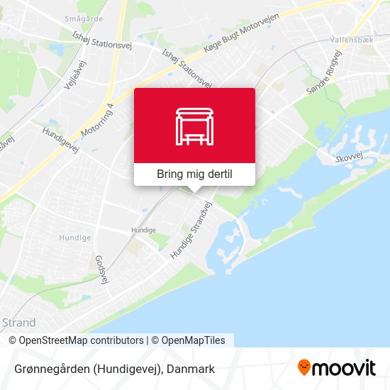 Grønnegården (Hundigevej) kort