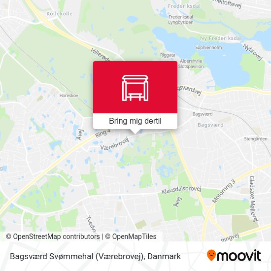 Bagsværd Svømmehal (Værebrovej) kort