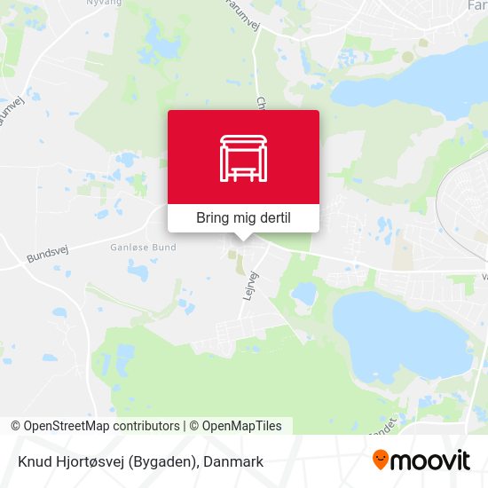 Knud Hjortøsvej (Bygaden) kort