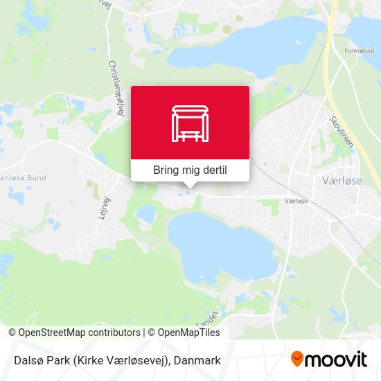Dalsø Park (Kirke Værløsevej) kort