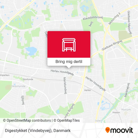 Digestykket (Vindebyvej) kort