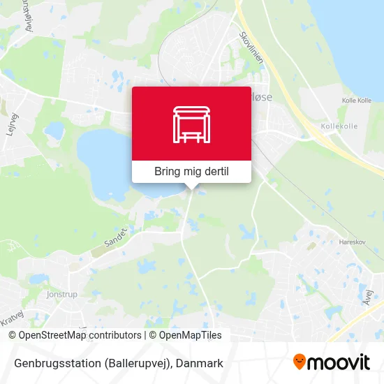 Genbrugsstation (Ballerupvej) kort