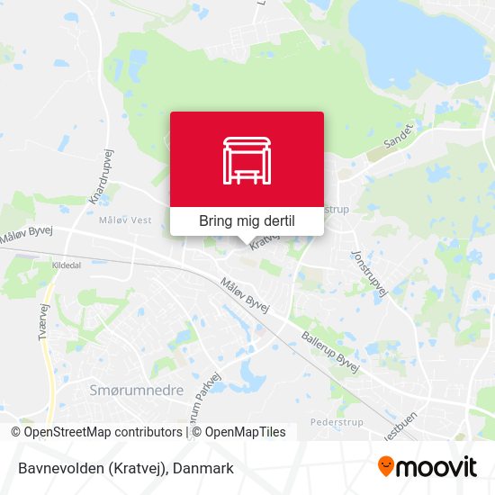 Bavnevolden (Kratvej) kort