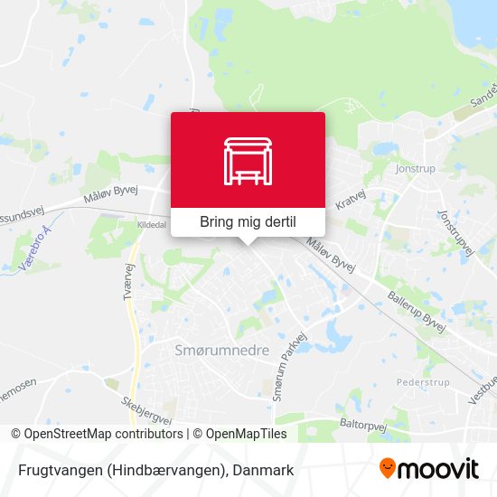 Frugtvangen (Hindbærvangen) kort