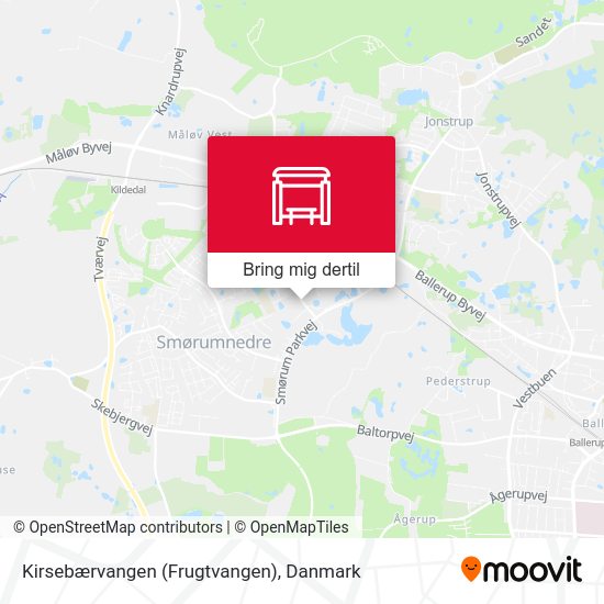 Kirsebærvangen (Frugtvangen) kort