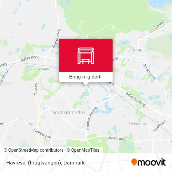 Havrevej (Frugtvangen) kort