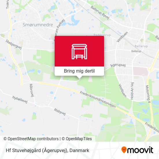 Hf Stuvehøjgård (Ågerupvej) kort