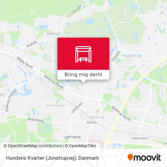 Hundens Kvarter (Jonstrupvej) kort