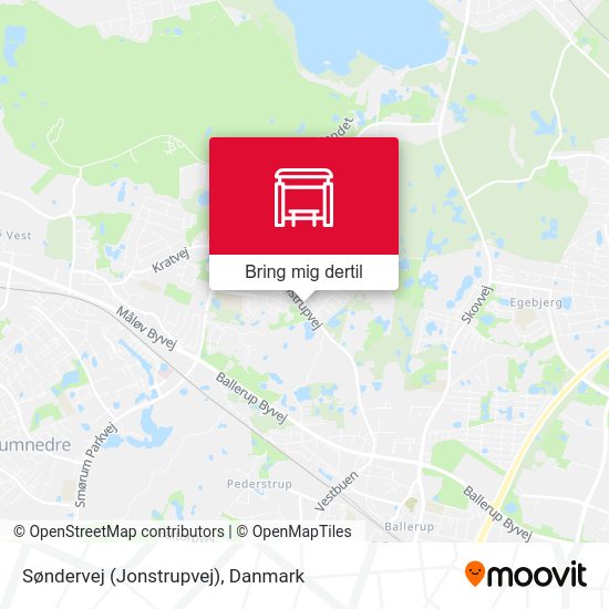 Søndervej (Jonstrupvej) kort