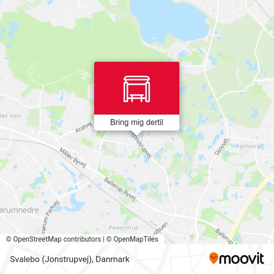Svalebo (Jonstrupvej) kort