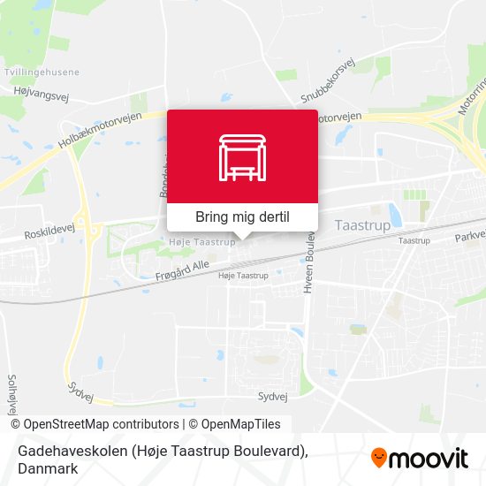 Gadehaveskolen (Høje Taastrup Boulevard) kort
