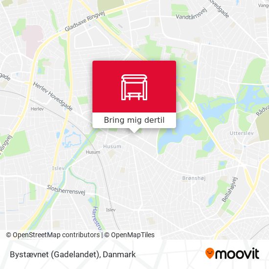 Bystævnet (Gadelandet) kort