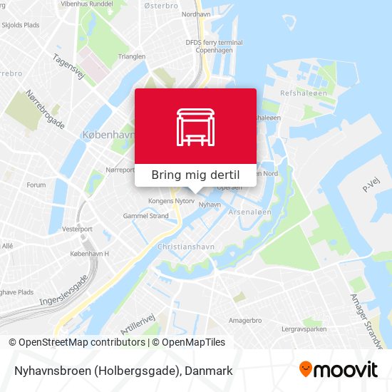 Nyhavnsbroen (Holbergsgade) kort