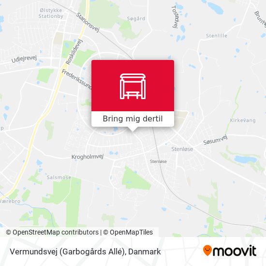 Vermundsvej (Garbogårds Allé) kort