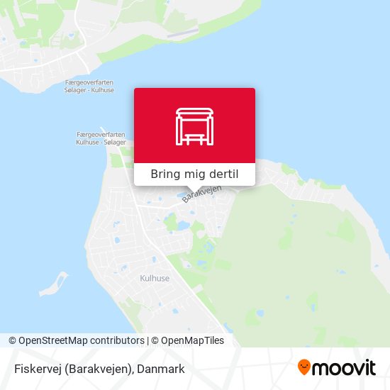 Fiskervej (Barakvejen) kort