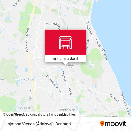 Højmose Vænge (Ådalsvej) kort