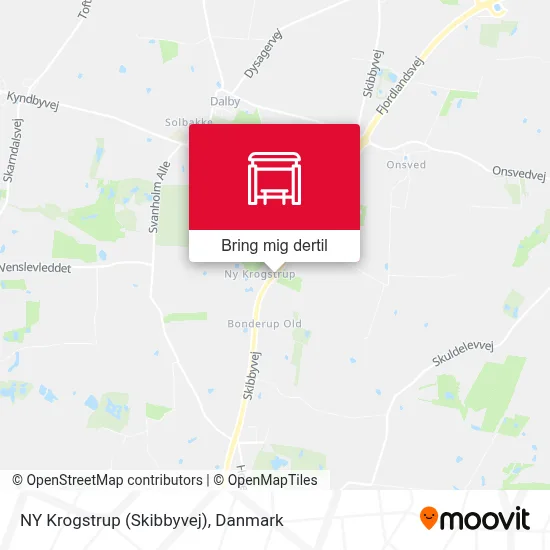 NY Krogstrup (Skibbyvej) kort