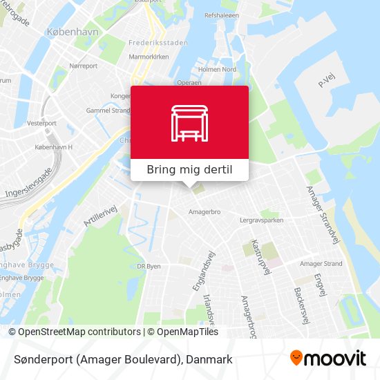 Sønderport (Amager Boulevard) kort
