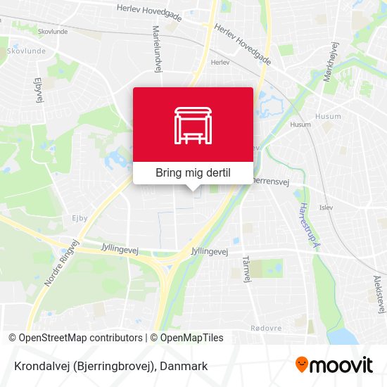 Krondalvej (Bjerringbrovej) kort