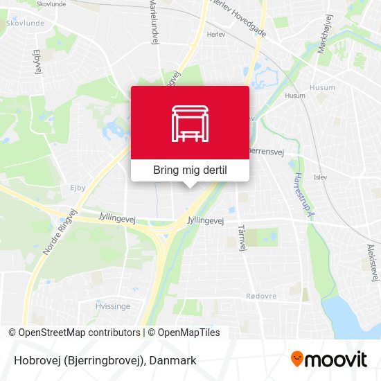 Hobrovej (Bjerringbrovej) kort