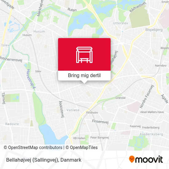 Bellahøjvej (Sallingvej) kort