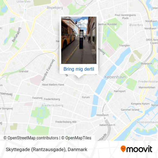 Skyttegade (Rantzausgade) kort