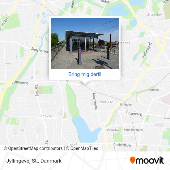 Jyllingevej St. kort
