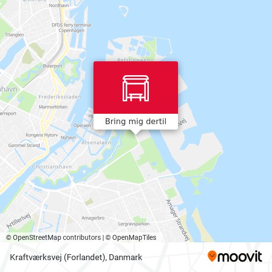 Kraftværksvej (Forlandet) kort