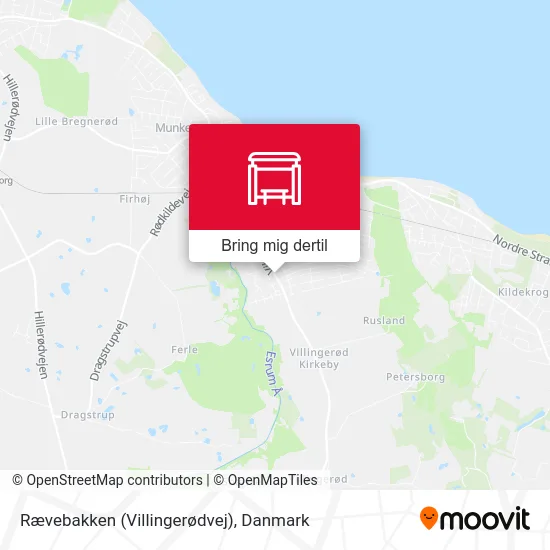 Rævebakken (Villingerødvej) kort