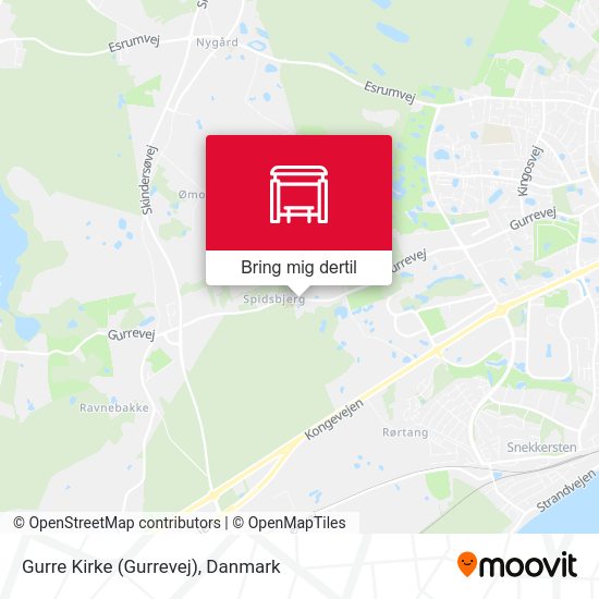 Gurre Kirke (Gurrevej) kort