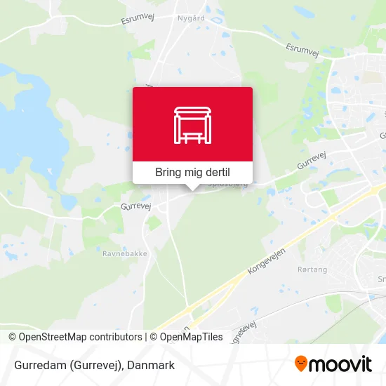 Gurredam (Gurrevej) kort