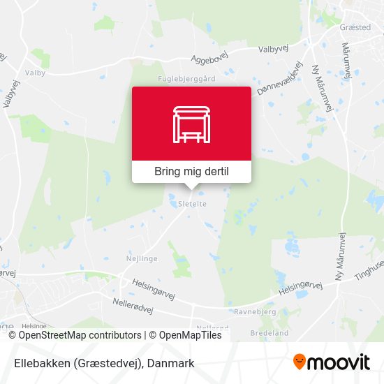 Ellebakken (Græstedvej) kort