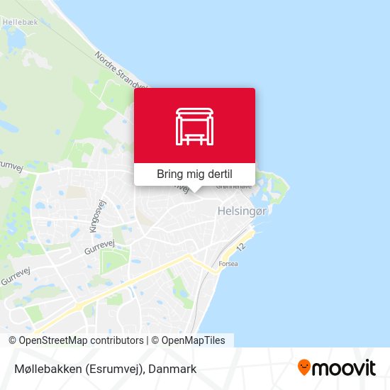 Møllebakken (Esrumvej) kort